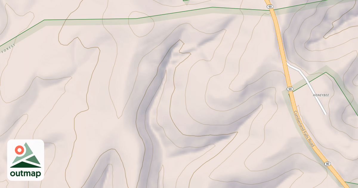 Map of HONEY BEE WEST
