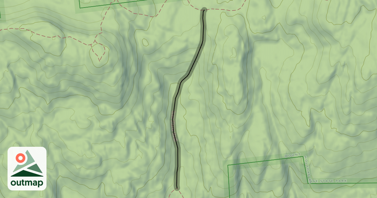 Map of Low Place Trail/RFT (orange)