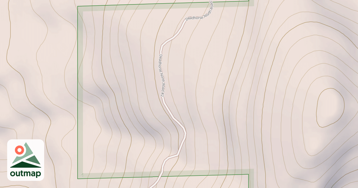 Map of DEADHORSE NORTH #2
