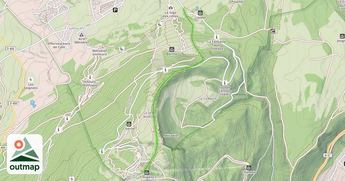 Map of Berche