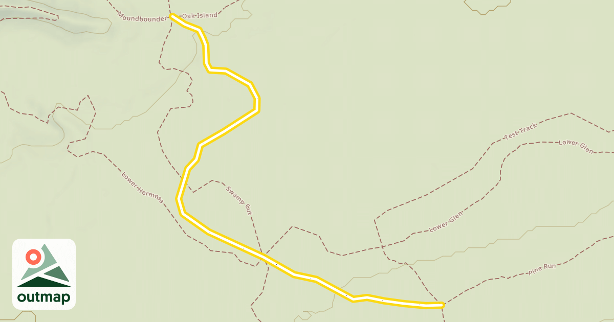 Map of Trow Trail