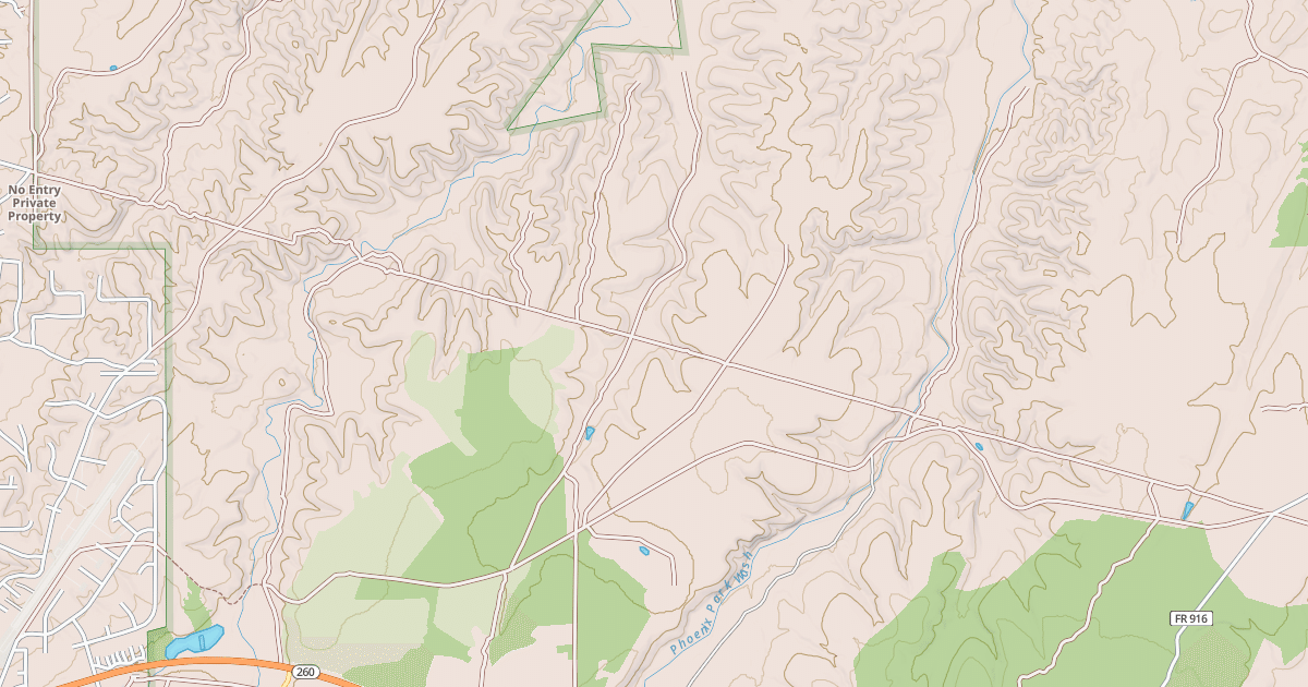 Map preview of USFS National Forest System Roads {A62EDE7B-6C05-4E1B-B32B-1A4B0851D420}