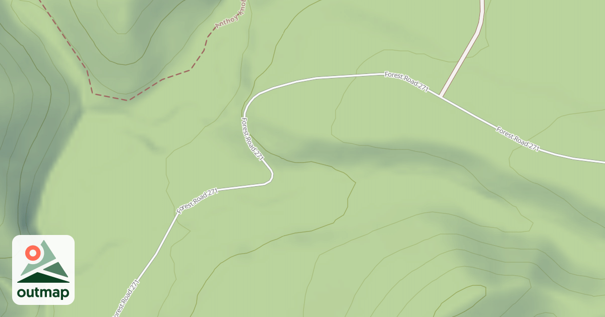 Map of SINKING CREEK