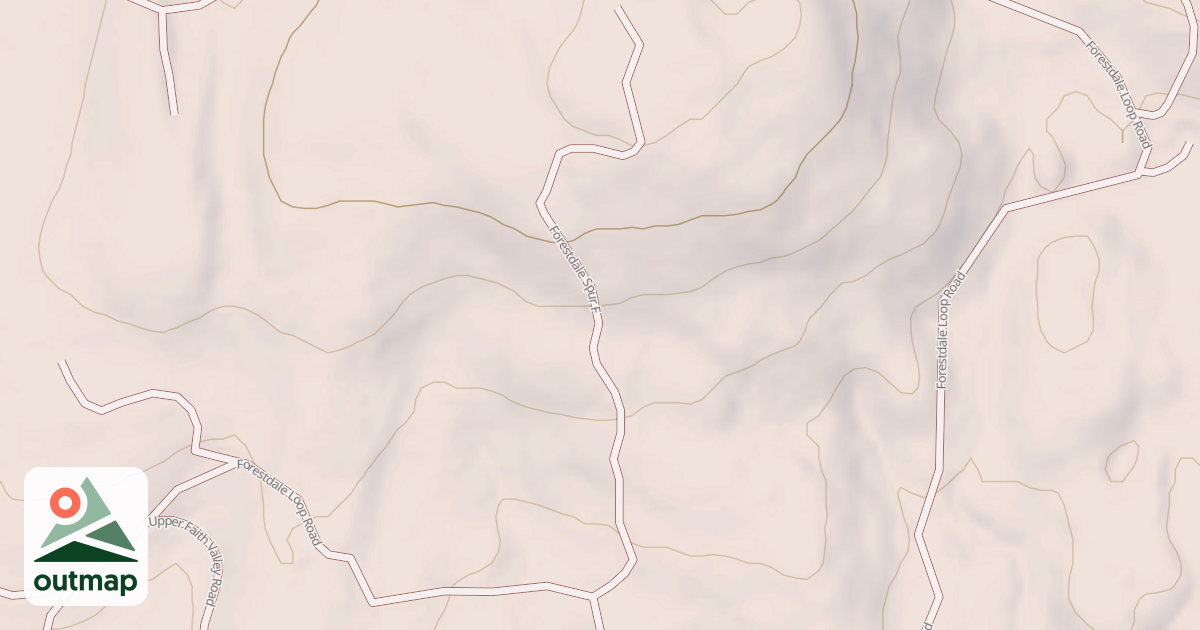Map of FORESTDALE SPUR F