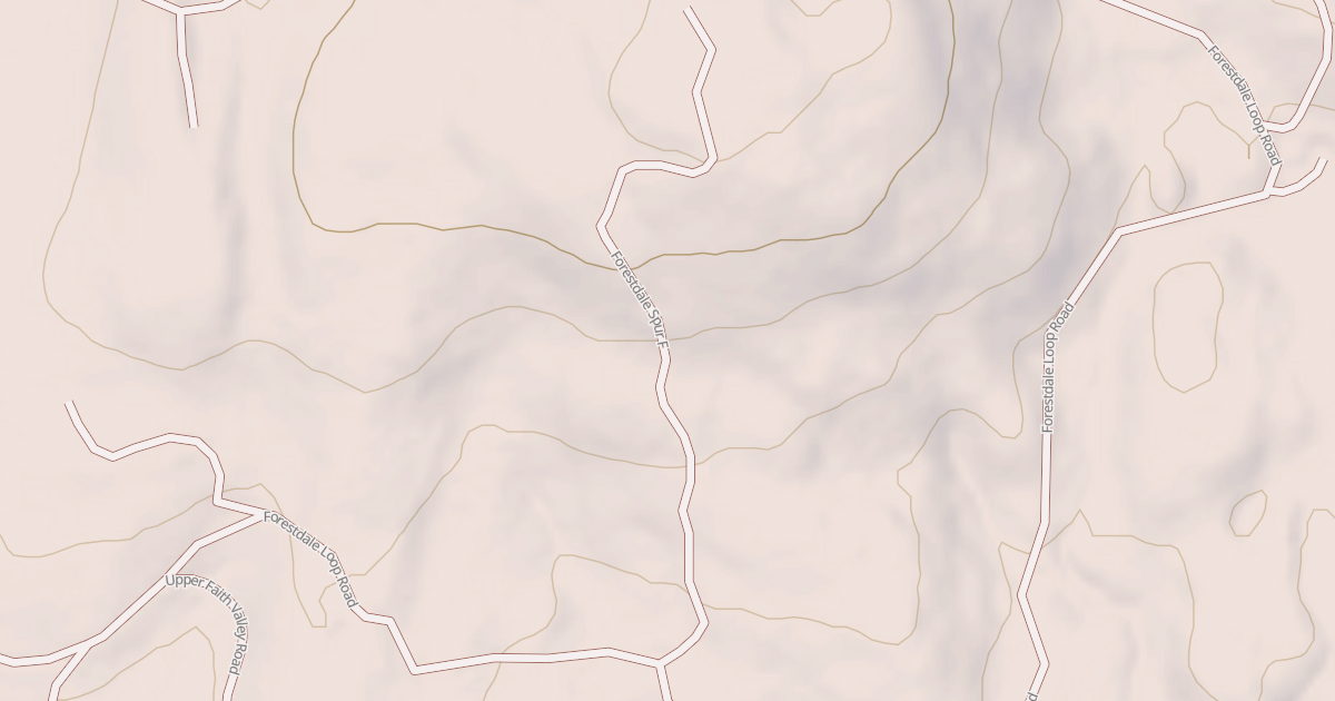Map preview of FORESTDALE SPUR F