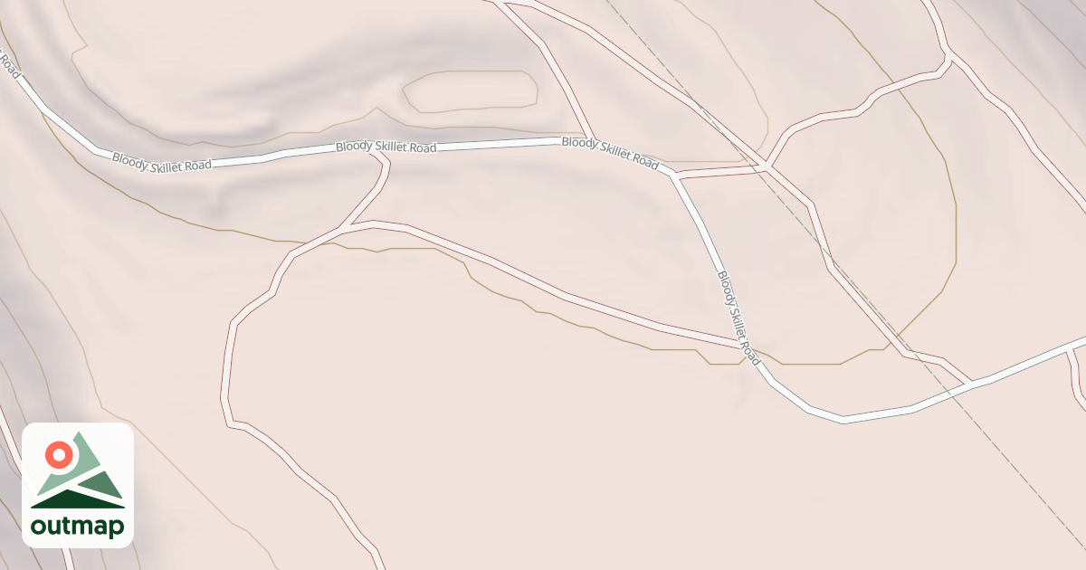 Map of Bloody Skillet ATV Trail