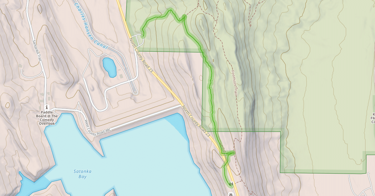 Map preview of Reservoir Ridge Trail