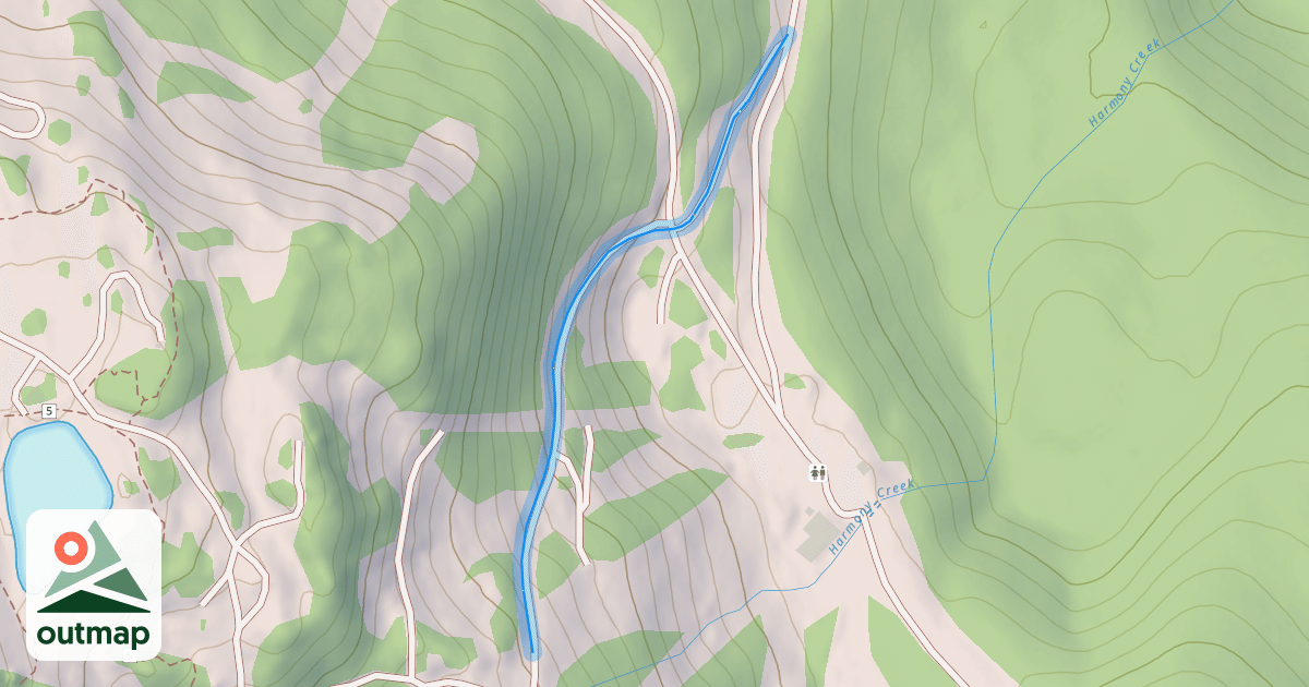 Map of Blue Road