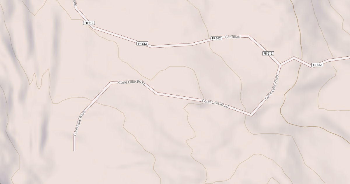 Map preview of CONE LAKE