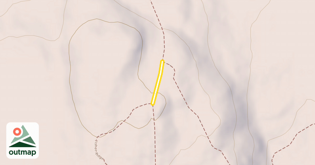 Map of Fisher Ridge