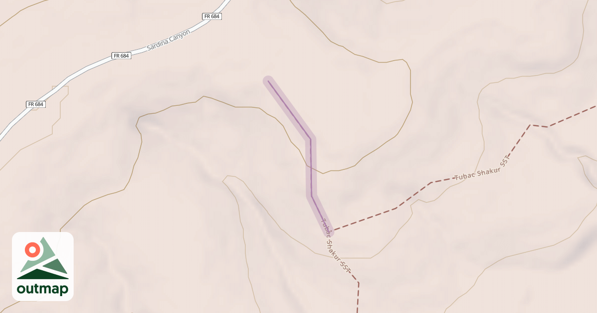Map of Tubac Shakur SST