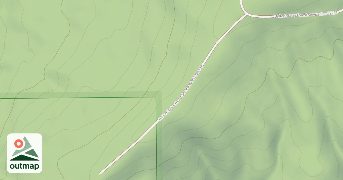 Map of USFS National Forest System Roads {0B95EBE9-4C5F-4E27-BB54-DDF4BE0C99E6}