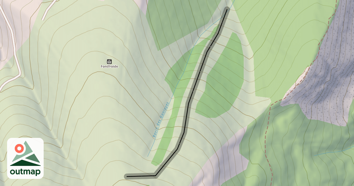 Map of Les Ganiayes Noires