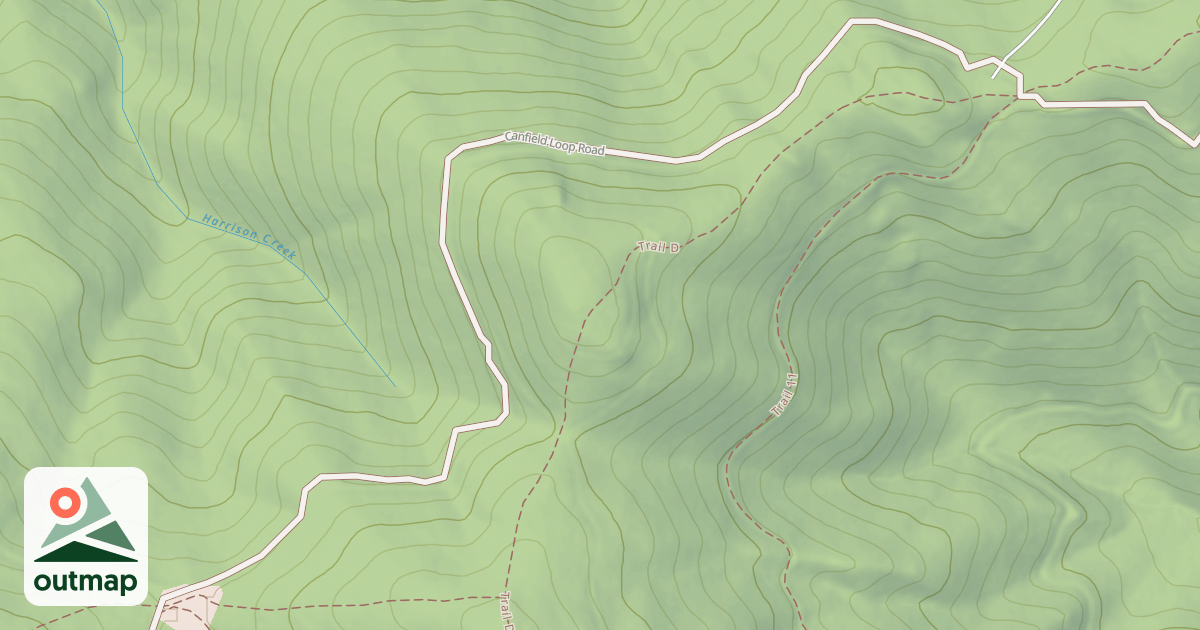 Map of South Canfield Ohv