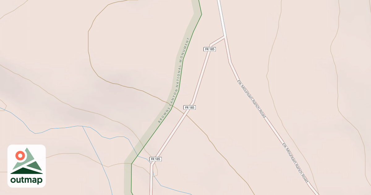 Map of ASPEN RIDGE