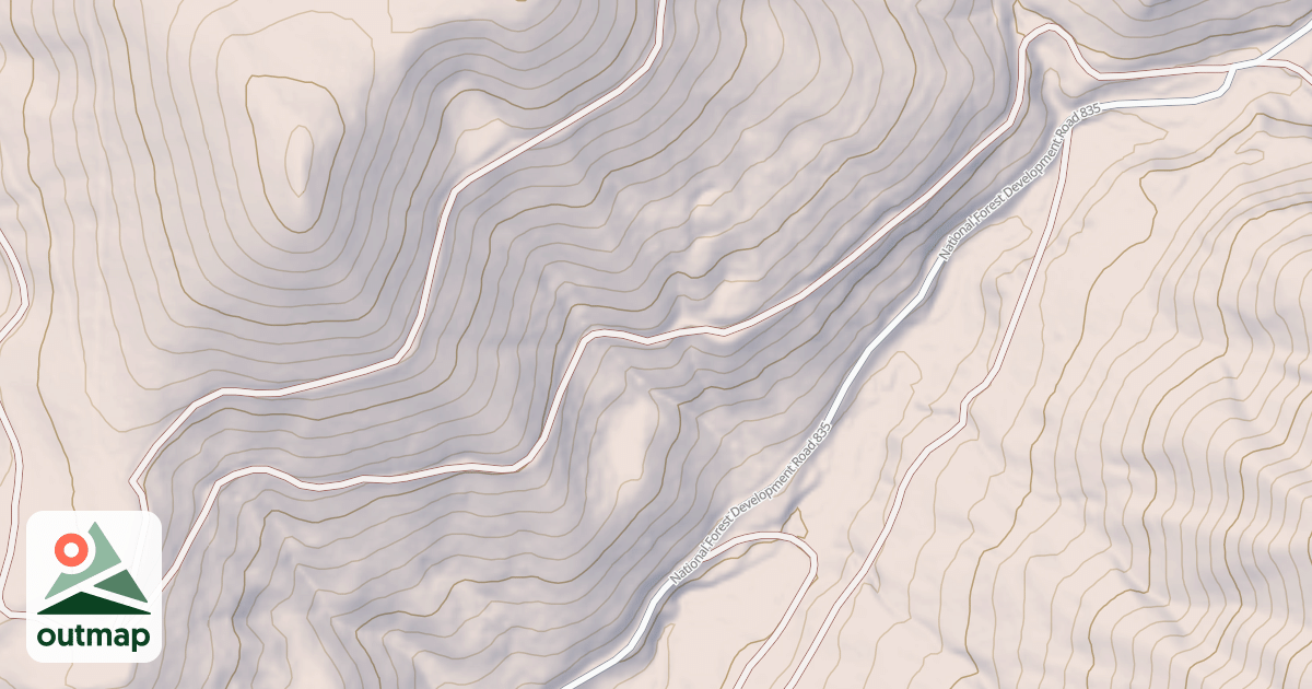 Map of COLD SPRING RIDGE