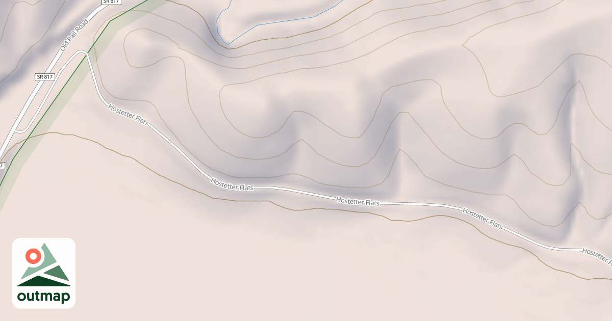 Map of HOSTETTER FLATS