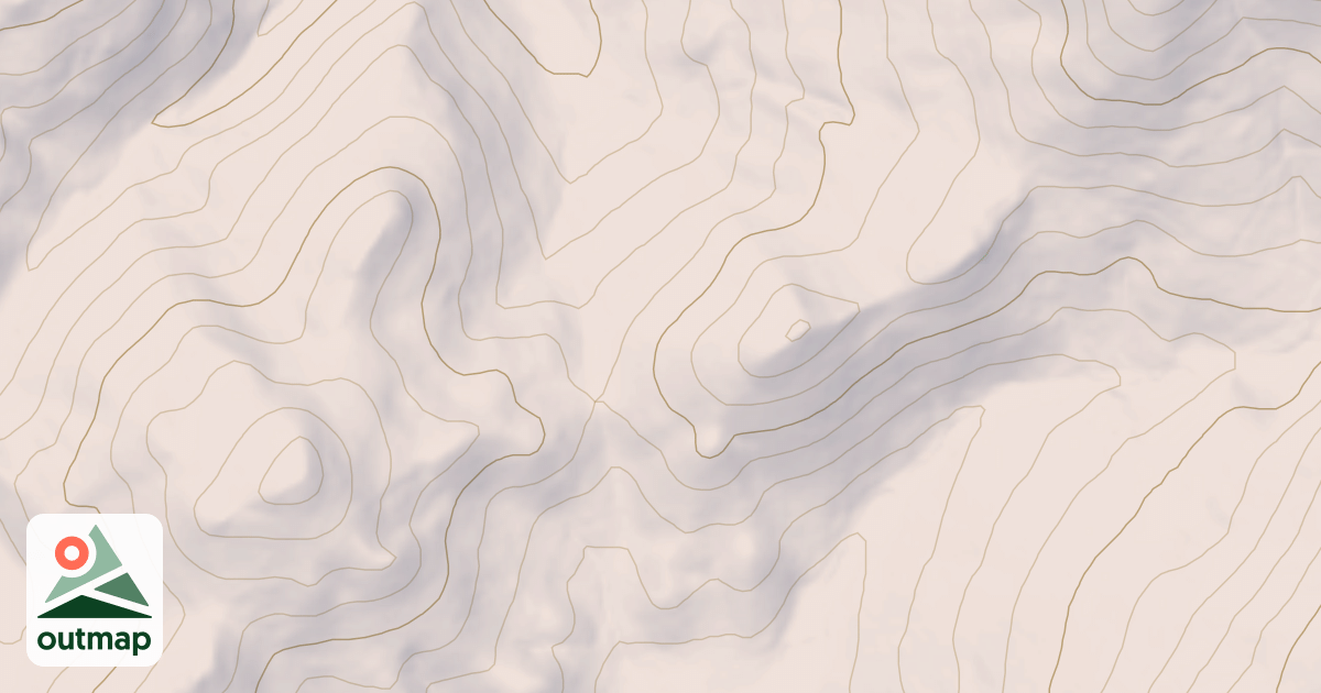 Map of DRY FORK, WEST SPUR