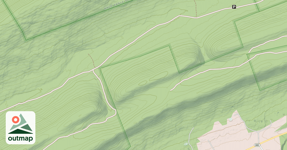 Map of ATV/Disabled Person Route
