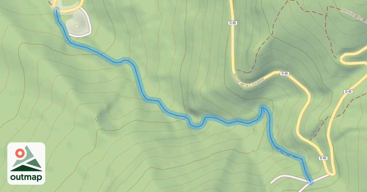 Map of Descente à Mermoud