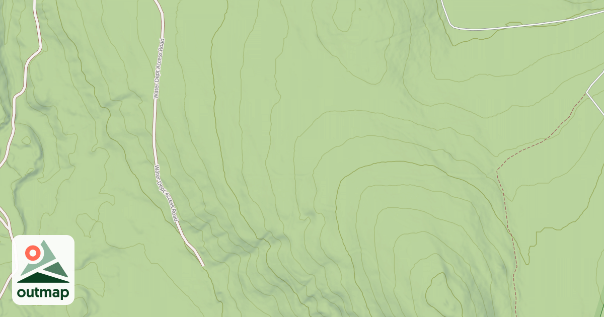 Map of Panorama Hill Trail