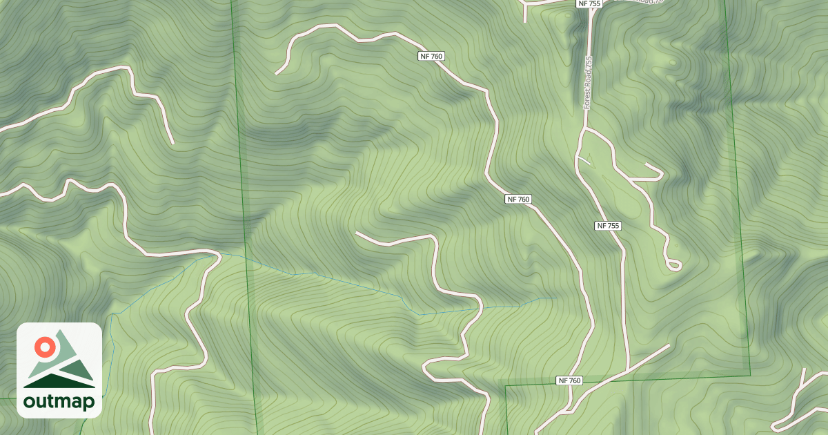 Map of BUCKSHOT RD