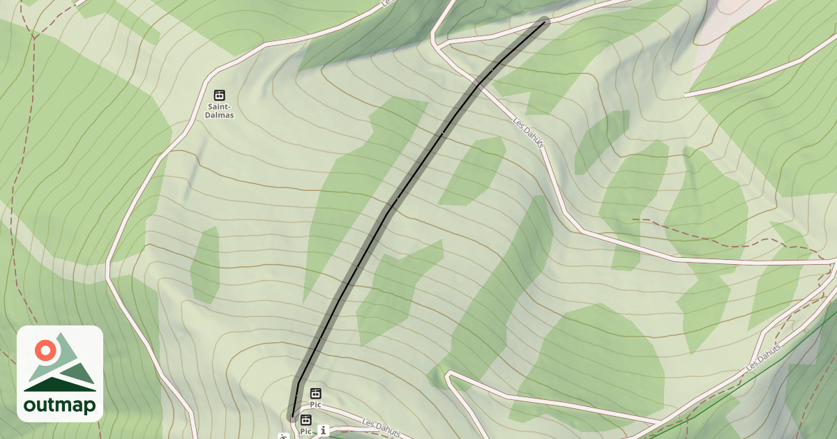 Map of Les Bachas