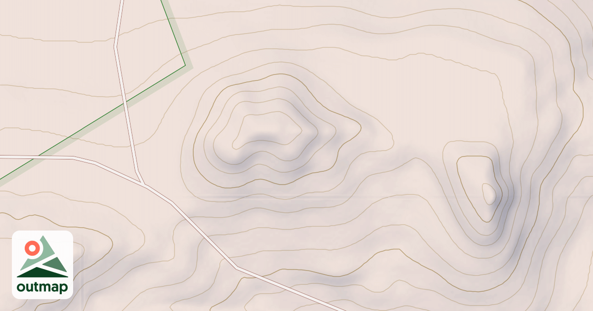 Map of Coates Cutoff