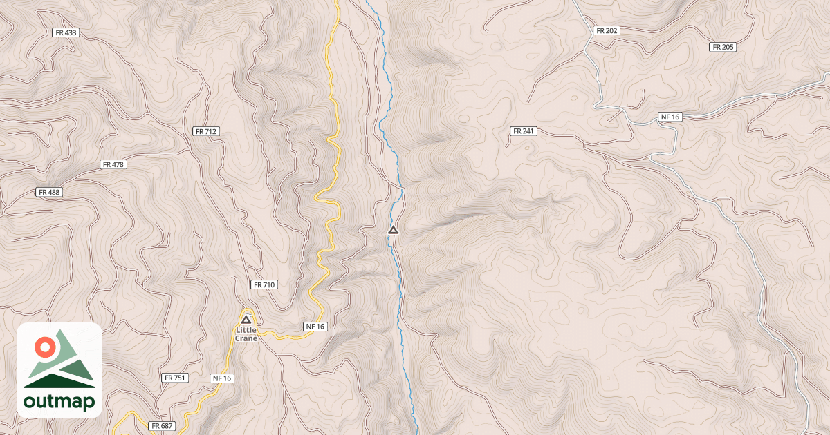 Map of BEAR CREEK MRS