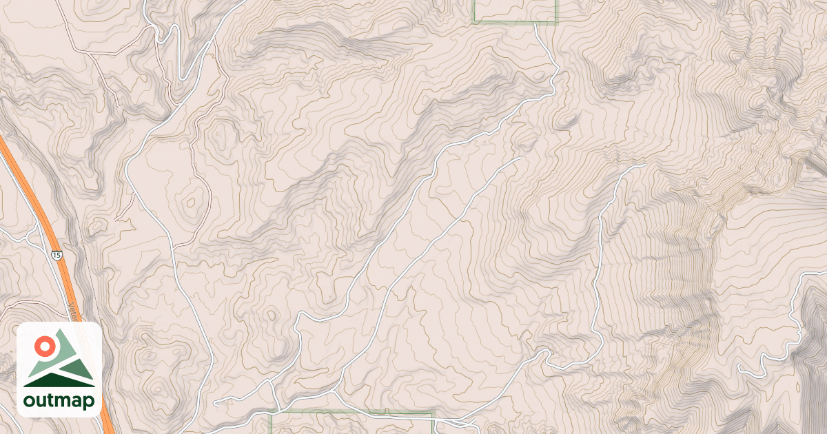Map of TELEPHONE CREEK