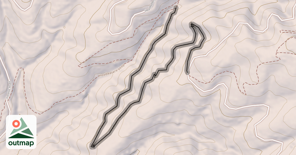 Map of Headwaters Loop