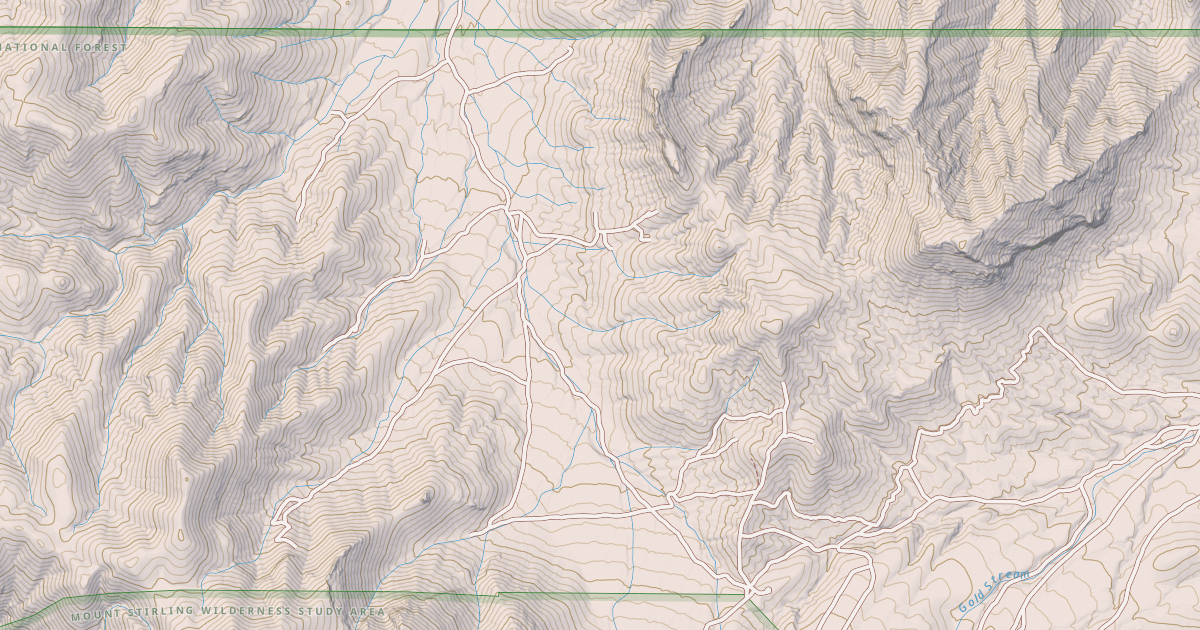 Map preview of MINING ENTRY ROAD
