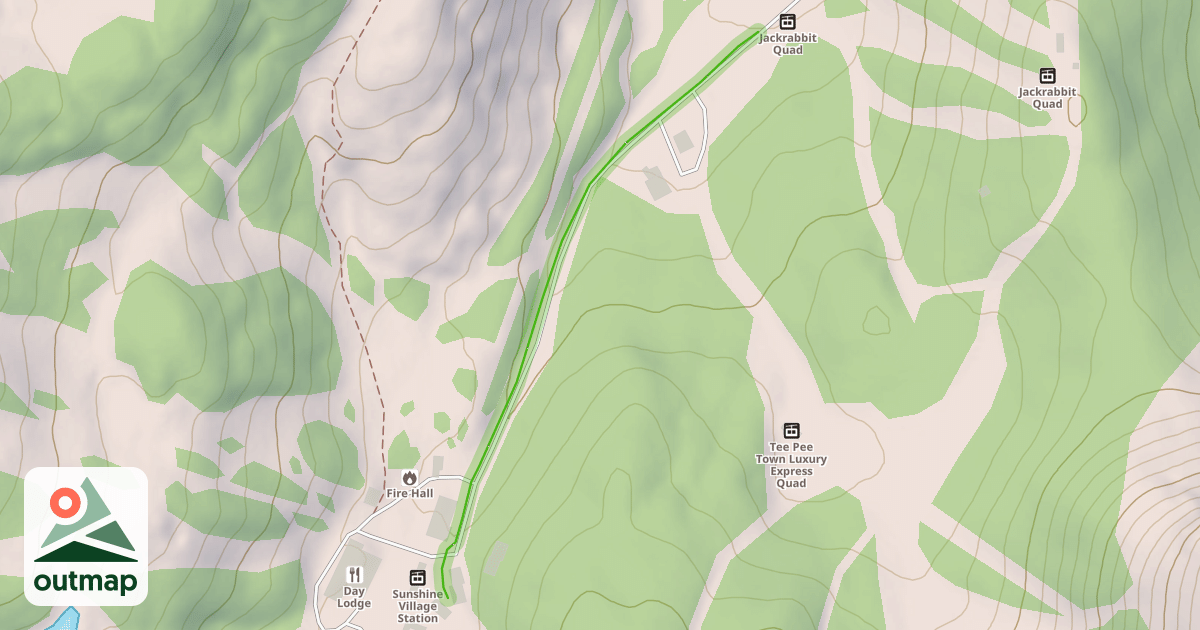 Map of Banff Avenue