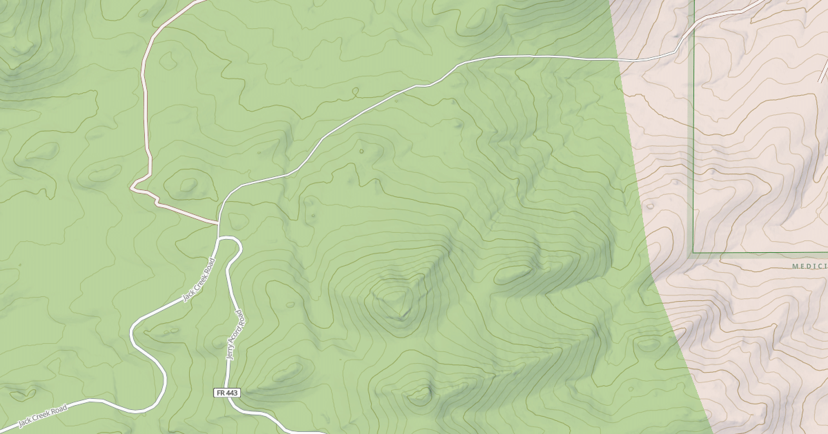 Map preview of JACK CREEK