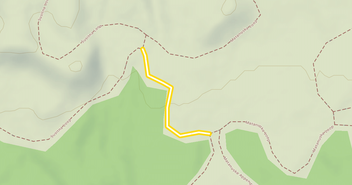 Map preview of Matanuska Loop