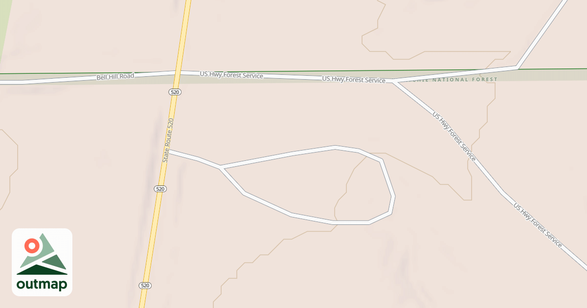 Map of HUNTER CAMP BUCKTAIL
