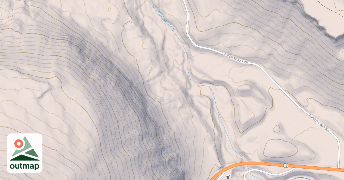 Map of GROTTO WATER