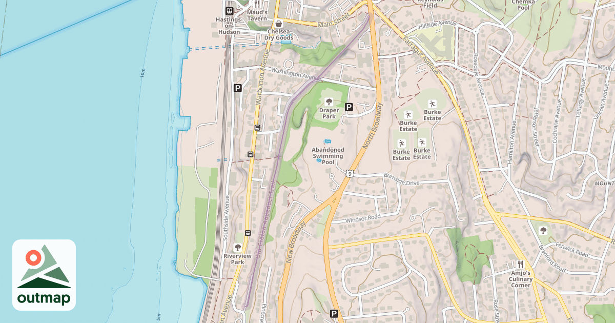Map of Old Croton Aqueduct Trail
