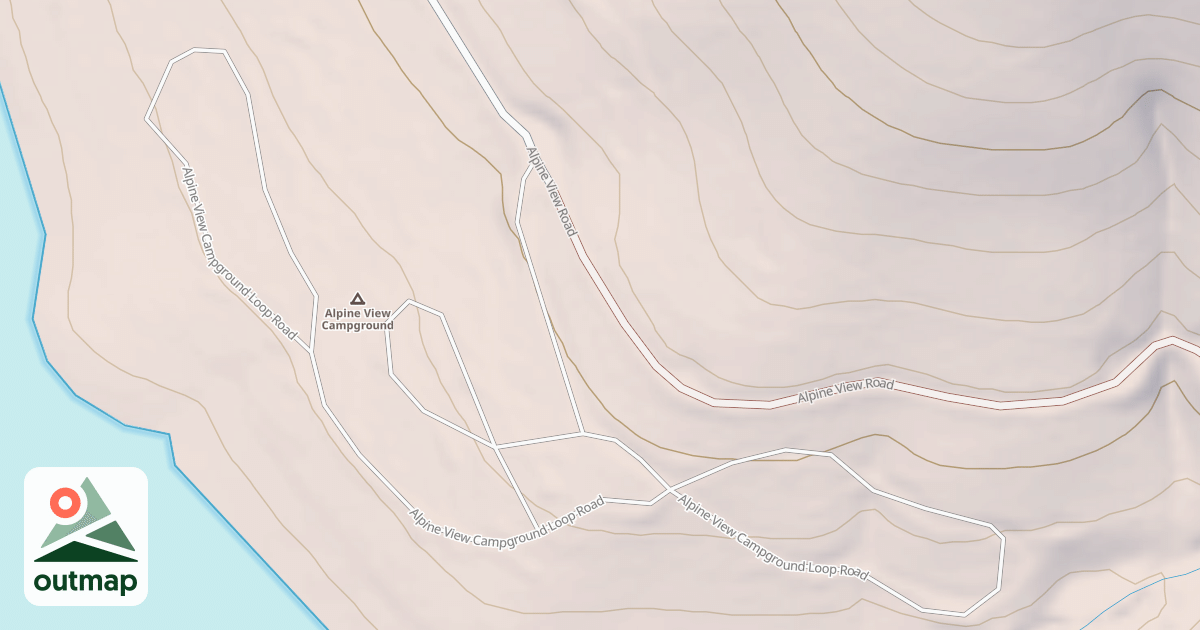 Map of ALPINE VIEW CG LOOP
