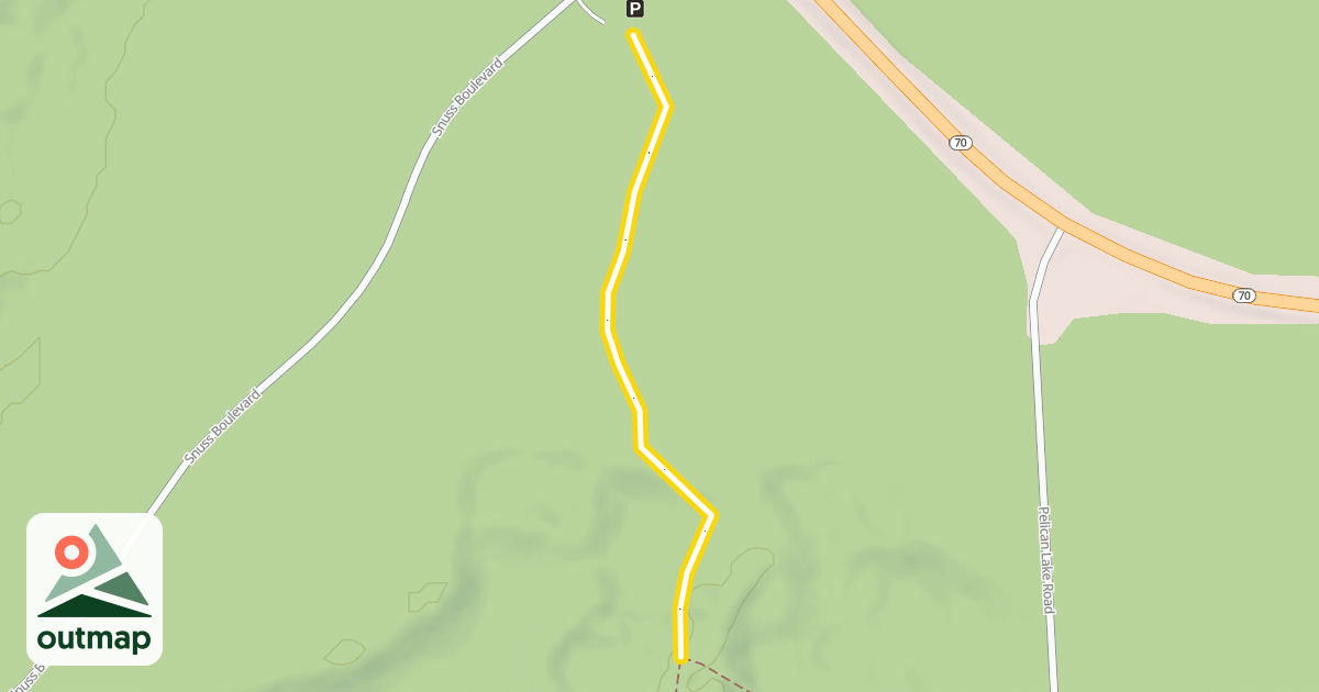 Map of Snuss Trail