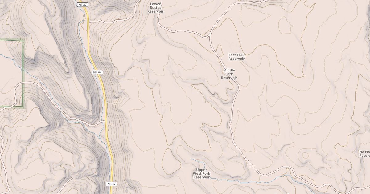 Map preview of USFS National Forest System Roads {27772048-D95F-4B3C-8556-644EFB5BA6B0}