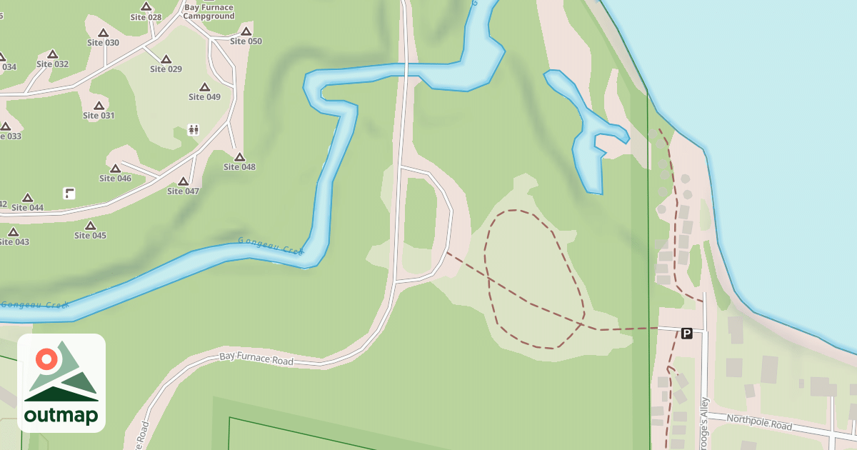 Map of BAY FURNACE PARKING