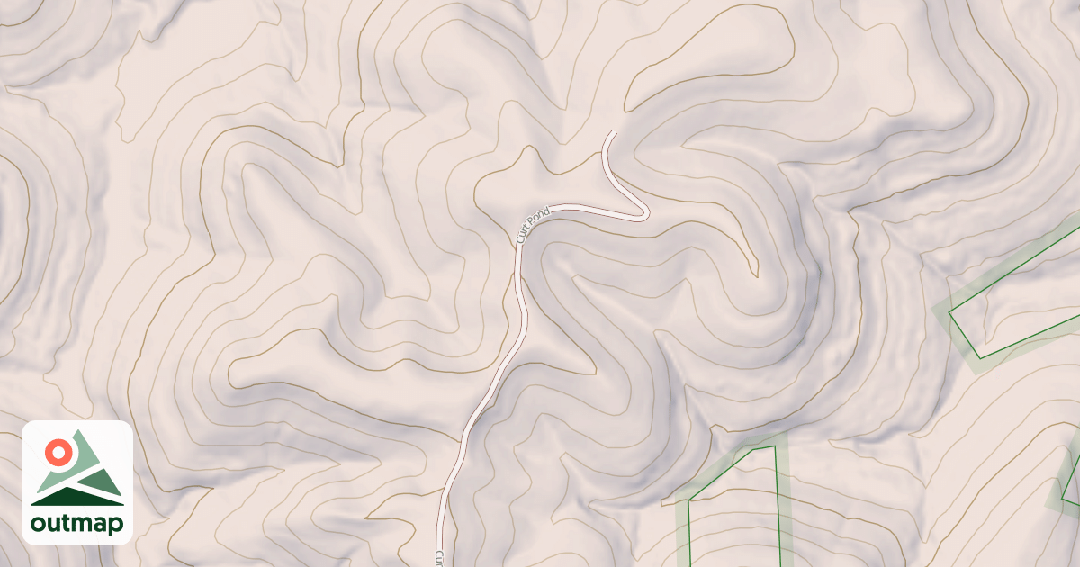 Map of CURT POND