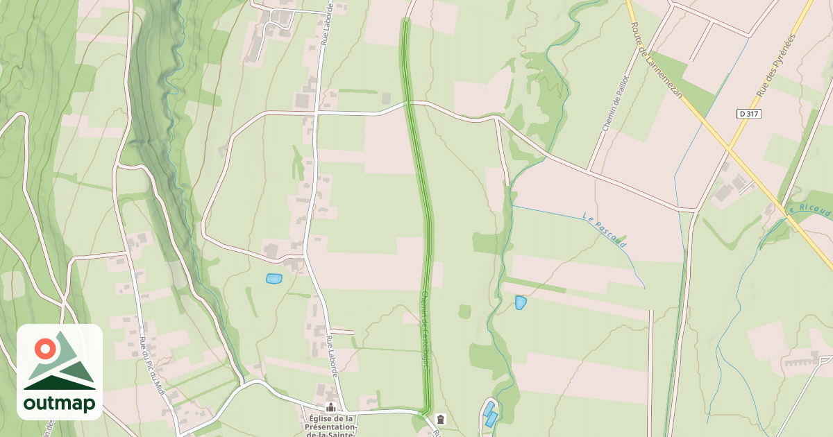 Map of Chemin de Castelbajac