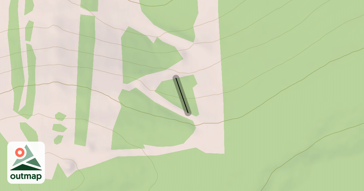 Map of Lower Pete's Run