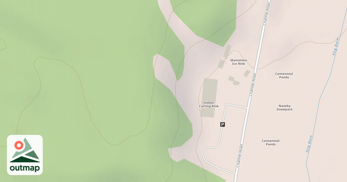 Map of Quartz Reef Shute