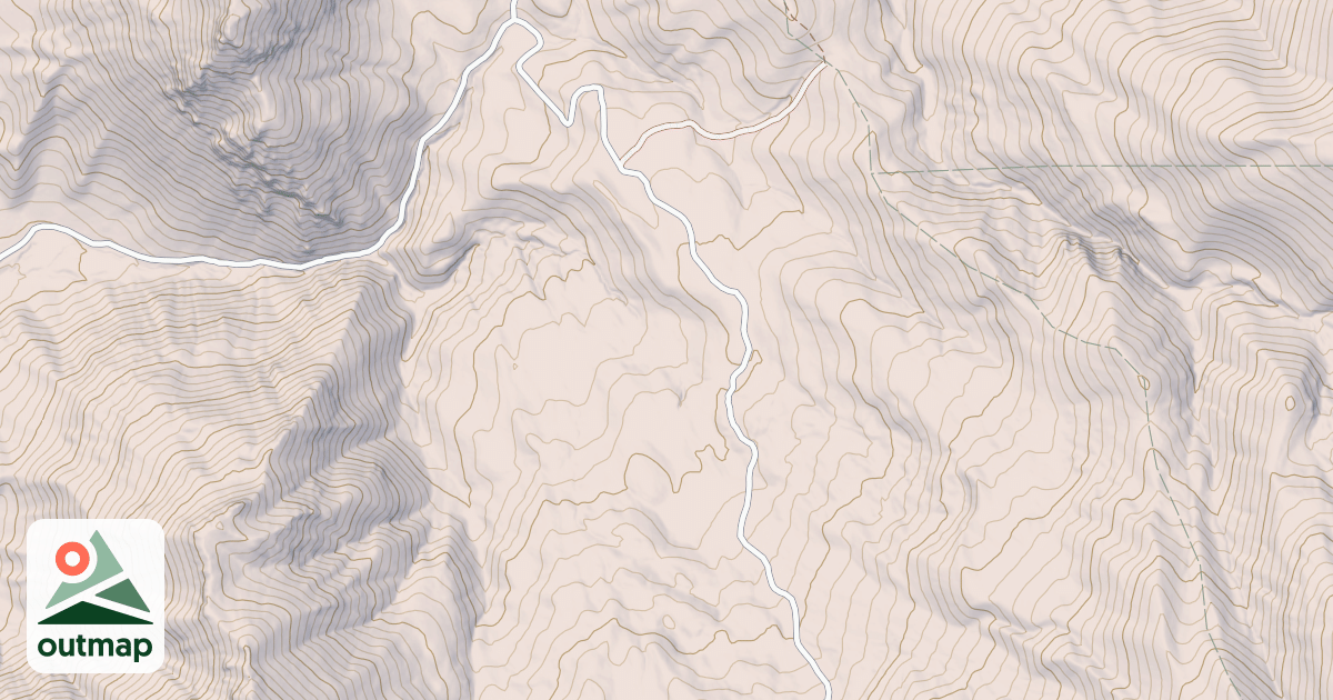 Map of New Canyon To Third Creek