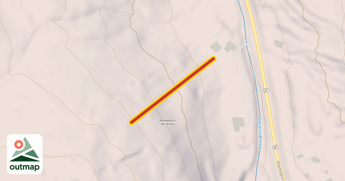 Map of Rope Tow