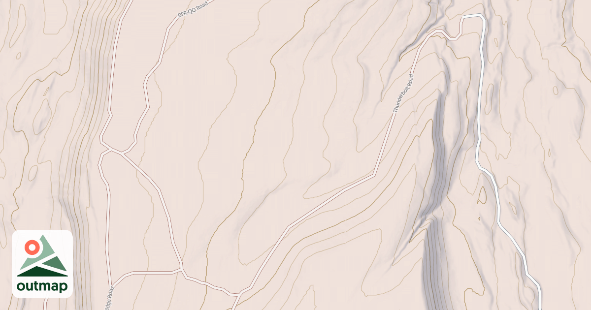 Map of THUNDERBOLT-40003 in Uinta