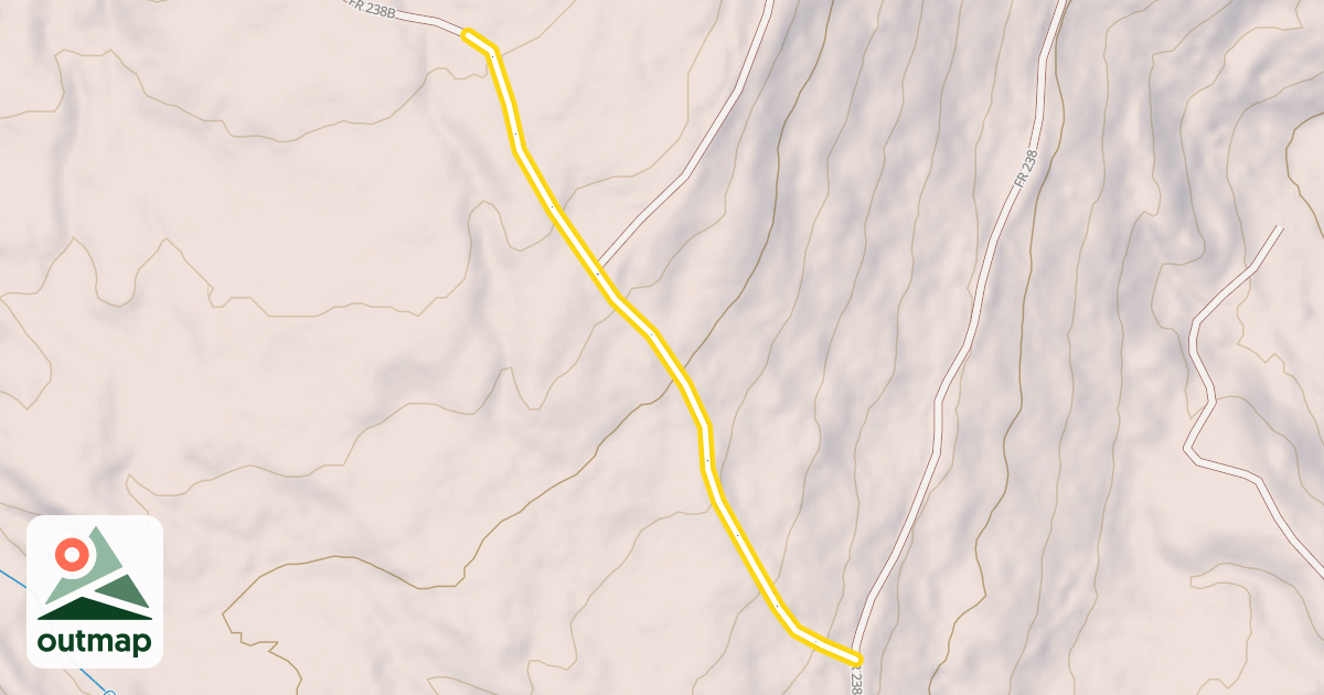 Map of FR 238B